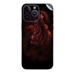 GADGETSWRAP Printed Vinyl Skin Sticker for iPhone 15 Pro - Shiv Red
