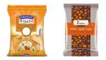 Daawat Basmati Rice Rozana Super 1 Kg + Dhampur Sulphurless Sugar 1 Kg | Pack of 2 | 2 Kg