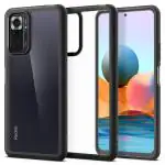 Spigen Matte Black Polycarbonate Ultra Hybrid Back Cover Case For Redmi Note 10 Pro And 10 Pro Max