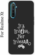 Ghumakkad Realme XT Black and White Silicon Light Weight Mobile Back Cover