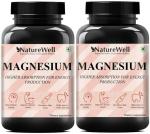 Naturewell Chelated Magnesium Glycinate Citrate Oxide Supplement, 60 Capsules Each (Pack Of 2)