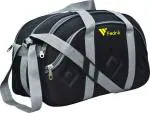 FEDRA Black Polyester Strolley Duffel Bag - 45 L