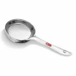 Kitchen Expert - Steel Dosa Spoon | Round Ladle | Stainless Steel | Flat Base Spatula | Dosa Pouring Ladle | 1 pc