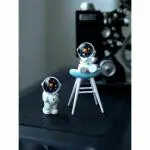 SATYAM KRAFT Astronaut Miniature Set for Unique Gift, Home, Bedroom, Living Room, Office, Restaurant, Table Top Decoration and Kids Toy (Multicolor)