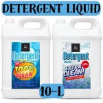 BLISS & BLUSH Detergent Liquid blue 10 liter Bio Cleaning Solutions Natural Laundry Detergent Liquid (5 Liter)|Non Toxic,Eco Freindly Best For Front Load And Top load|Safe For Baby, Biodegradable & Chemical Free Laundry Liquid Pack