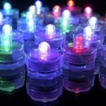 My Party Suppliers Mix Color Submersible Waterproof LED Candle for Diwali Gift Home Decor (pack of 6)