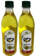 Ahlive Pomace Olive Oil - 1 Ltr Pack of 2