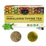 TEACURRY Himalayan Thyme Tea (1 Month Pack, 30 Tea Bags) - Helps with Blood Pressure, Coughing