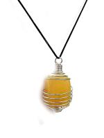 Astroghar Aventurine Crystal Yellow Pendent For Men And Women