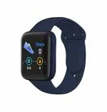 Krondal STORM Y68 SmartWatch Fitness Band 35 mm Color Touch Screen for ANDROID and IOS, Blue Strap l Fitness Band l Smartwatch l Android l IOS l Touch screen