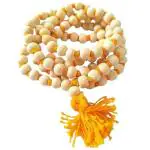 PUSPANJALI HERBALS Original Tulsi Mala/Natural Tulsi Beads Jap Mala (Size: 8mm, Length: 42 inches, Beads: 108+1)