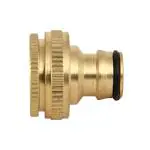 DIVINE TREE Brass Dual Universal Tap Connector For Threaded Tap 1/2 and 3/4 inch Pipe