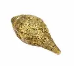 Kartique Home Decor Brass Durga On Shankh Kali Maa Conch 9 inch