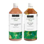 Kapiva Aloe Vera and Garcinia Juice + Get Slim Juice (2 packs of 1L each)