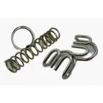 WIZERDY MW & Spring Ring Puzzle Set (Metal)| Magic Puzzles Game| Magic kit | Kit for Kids and Magicians