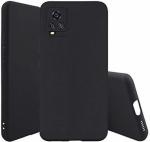 Wellchoice Back Cover for Vivo V20 (Black, Grip Case, Pack of: 1)