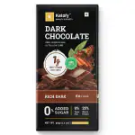 Ketofy - Dark Keto Chocolate (50g) | Sugar Free Intense Dark Chocolate | No Maltitol | Gluten Free