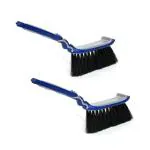ezybe Long Bristle Plastic Cleaning Brush For Household Upholstery For Kitchen Dish, Bowl, Pot- Pack of 2
