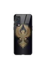 My Pc Wala Gold, Black Glass Back Cover for Oneplus Nord 2