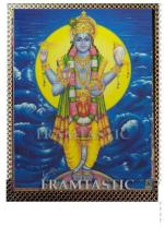 Framtastic Lord Dhanvantri Photo Frame 10 x 13 inch