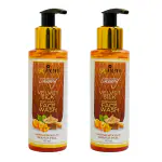 SCIIAN Sandalwood And Orange Peel Face Wash - 100 ML | Face Wash for Healthy & Glowing Skin | Deep Cleansing Face Wash | For All Skin Types | Best for Tan Removal | Face Wash for Women & Men | Pack of 2
