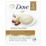 Dove Nourishing Care Moisturizing Cream Beauty Bar for Unisex, Shea Butter, 2 Count by Dove
