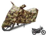 MOCKHE Waterproof Bike Cover Compatible with Honda SP 125 -(Fabric:-Polyester, Color:-6x6 Jungle )