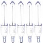 SKYBRIGHT 20 W U-Tube B22 CFL Bulb (White, Pack of 5)