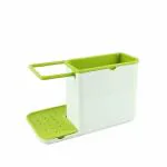 PINDIA 1Pc Self Draining Tidy Kitchen Sink Organizer Holder for Dish Soap Brush (JIO-DC1701052)