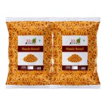 90's MILL Traditional Home Made Khara Boondi Spicy Nukti Nugra | No Added Preservatives | No Added Artificial Flavouring | Crispy & Light Bundi Boondi Snacks Mori Bundi | Raita Boondi-350g*2Pack