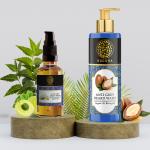 Buddha Natural Anti Grey Beard Serum & Anti Grey Beard Wash Combo - 100% Ayush Certified - Restore Natural Black Color of Beard