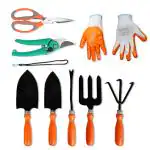 Manogyam Garden Tools Top 5 Spectacular Tool Set with Heavy Garden Scissor&Cutter Garden Tool Kit
