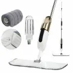 Groupon Spray mop for floor cleaning - 360 clean with removable microfiber mop pads & bottle for wet dry surface - Integrated Water Spray for Floor Cleaning, flat stick spray cleaner for home & office