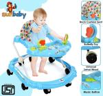 Pandaoriginals Musical Activity Walker (Blue)