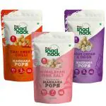 The Snack Hack Roasted & Flavoured Makhana Thai Sweet Chilli, Pink Salt, Cream & Onion