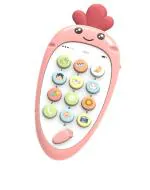 Globular Rabbit Phone Smart Phone Cordless Feature Mobile Phone Toys Small Phone Musical Toy