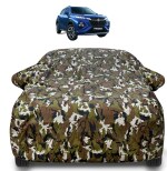 Auto Hub Maruti Fronx Car Cover with Mirror Pocket and Soft Cotton Lining,Waterproof Maruti Fronx Car Body Cover, Army Print