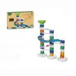 KTRS Enterprise Puzzle Assembly Stacking Bricks 58 pcs Toy Wheat-Straw DIY 3D Marble Run Variety Slide Ball Track Building Block Toys