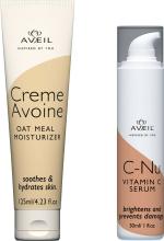Aveil C-Nu Vitamin C Serum & Avoine Skin Moisturiser 125 ML & 30ML | Enriched With Colloidal Oatmeal Combo (2 Items in the set)