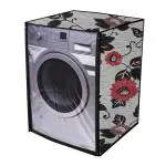 Nitasha outdoor and indoor with front clear washing machine cover for BPL 7.5 kg BFAFL75WX1 Front Load (Print No:- nit05clr/Waterproof-dustproof)