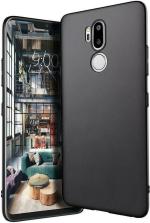 RUNICHA Back Cover for LG L7 Plus Thinq (Black, Grip Case)