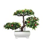 Foliyaj Artificial Plant Bonsai Tree With Pot 23 x 10 cm
