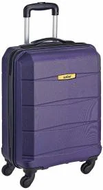 Safari Regloss Antiscratch Purple Luggage Trolley Bag 55 cm Small Cabin Trolley Bag Hard Case Polycarbonate 4 Wheels 360 Degree Wheeling System Luggage