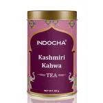 INDOCHA Kashmiri Kahwa Green Tea with Exotic Kahwa Spices | Helps with Cold & Cough | 50g |