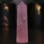 Crystal Divine Rose Quartz Crystal Showpieces For Home Decor Items & Decorative Items Crystal Pencil For Healing Crystal Tower Healing Crystal Stone Crystal Stone Healing stone Crystal Pencil Set