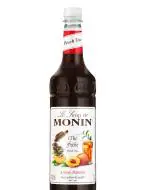 Monin Peach Tea Flavored Syrup, Dark Brown, 1 L