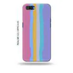 Tweakymod Printed Rainbow New Back Cover For Realme C2