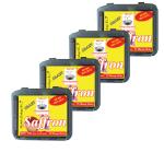 MAHAVIR PERFUMERS Crazy Saffron Dhoop Sticks Pack of 4, 25 sticks and a holder; Total 100 Dhoop Sticks No bamboo inside