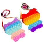 JUBLYN Multicolor Silicone Hello Kitty Pop It Sling Bag (Kitty)