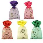 3Pure Perfume Potli Assorted Fragrances Air Freshener, 50gm, Set of 5pcs , Pack of 5